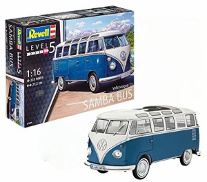 ドイツレベル 1/16 VW タイプ2 T1 サンババス プラモデル（中古品）