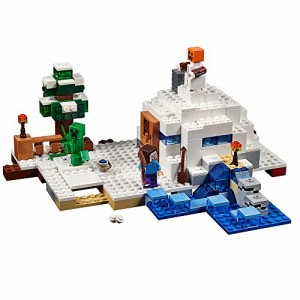 輸入レゴマインクラフト LEGO Minecraft 21120 the Snow Hideout Building（中古品）