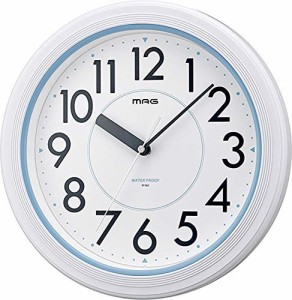 MAG(マグ) 掛け時計 非電波 アナログ アクアガード 直径27.8cm 防塵 防水仕（中古品）