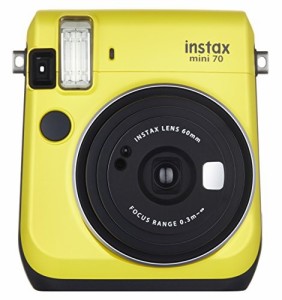 FUJIFILM インスタントカメラ チェキ instax mini70 イエロー INS MINI 70（中古品）