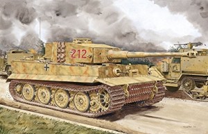 プラッツ 1/35 第二次世界大戦 ドイツ重戦車Pz.Kpfw.VI Ausf.E ティーガーI（中古品）