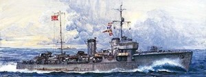 ピットロード 1/700 日本海軍 峯風型駆逐艦 峯風 フルハルモデル（中古品）