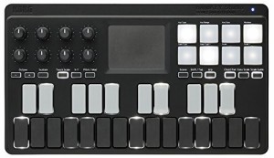 KORG 定番 USB/ワイヤレス オールインワン モバイルMIDIキーボード nanoKEY（中古品）