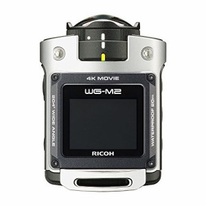 RICOH 防水アクションカメラ WG-M2 シルバー 4K動画 超広角204度 （中古品）