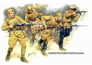 FRONTIER FIGHT SOVIET INFANTRY 1/35 MASTER BOX 3523.（中古品）