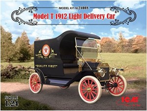 ICM 1/24 T型フォード 1912年 ライトデリバリー プラモデル 24008（中古品）