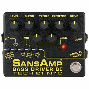 Tech21 エフェクター Sansamp Bass Driver DI V2 BSDR-V2 ベース専用ドライ（中古品）