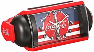 セイコー クロック 目覚まし時計 コカ・コーラ Coca-Cola アナログ 大音量（中古品）