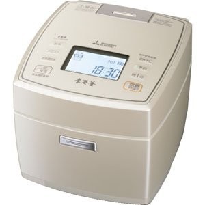 三菱 IHジャー炊飯器（5.5合炊き） 白和三盆MITSUBISHI 本炭釜 NJ-VW108-W（中古品）