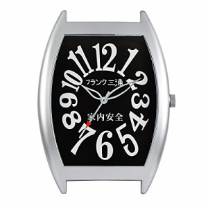 フランクミウラ 置き時計・掛け時計 黒 W30cm×H43cm×D5.5cm FM08K-B（中古品）