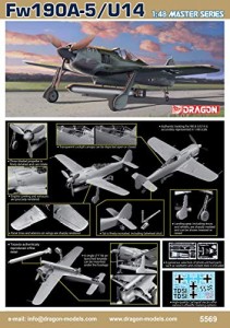 ドラゴン 1/48 第二次世界大戦 ドイツ空軍 フォッケウルフ FW190A-5/U14 雷（中古品）