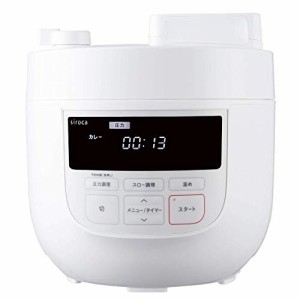 シロカ 電気圧力鍋 SP-4D151 ホワイト ［1台6役（圧力・無水・蒸し・炊飯・（中古品）