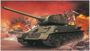 サイバーホビー 1/35 朝鮮戦争 中国人民志願軍 T-35/85 with 中国人民志願（中古品）