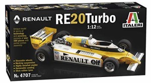 イタレリ 1/12 ルノー F1 RE20 ターボ 日本語説明書付き プラモデル IT4707（中古品）