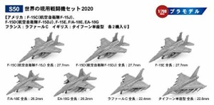 ピットロード 1/700 スカイウェーブシリーズ 世界の現用戦闘機セット2020（中古品）