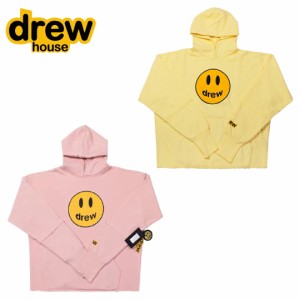 DREW HOUSE(ドリューハウス) 21SS MASCOT HOODIE マスコットスマイルプリント 切りっぱなし加工 フーディー