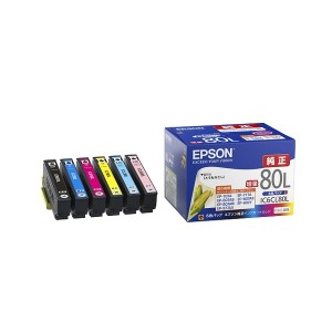 IC6CL80L　6色パック　EPSON　インクカートリッジ　純正品　JAN　 4988617194076