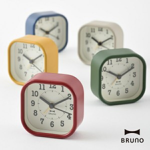 置き時計 BRUNO ブルーノ BCA014 スクエアリトルクロック 置時計 クロック 10倍 新生活 クリスマス 引っ越し プレゼント