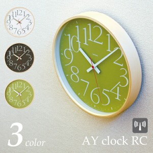 Lemnos タカタレムノス 壁掛け時計 AY14-10 AY clock RC 電波時計 [時計 壁掛け 掛け時計 ウォールクロック おしゃれ デザイン 子供 ギフ