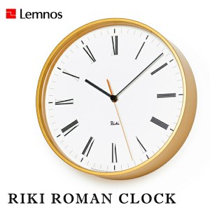 Lemnos タカタレムノス 壁掛け時計 WR17-12 リキ ローマン クロック RIKI ROMAN CLOCK リキクロック 渡辺力 わたなべりき [時計 壁掛け 