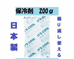 保冷剤 大サイズ I-200 1個 200ｇ 大 ビッグ 大きい 蓄冷剤 食中毒予防 キャンプ アウトドア クーラーボックス バイキング 飲食店 かわい