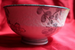茶碗 お花柄の茶碗 お茶碗 日本製 昭和レトロ お花 ポイント消化