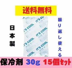 保冷剤 小さい 15個セット 30g マスク 再利用可 小 小サイズ キャンプ アウトドア 蓄冷剤 日本製 クーラーボックス バイキング 飲食店 小