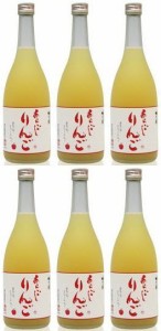 梅乃宿　あらごしりんご酒　７度　720ｍｌ×6本セット  【リンゴ酒】【林檎酒】【梅の宿】【リンゴリキュール】