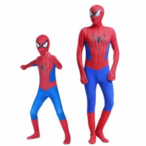 送料無料 アメイジング・スパイダーマン 風 The Amazing Spider-Man コスプレ衣装 子供用/成人用 キッズ 大人 タイツ コスチューム ハロ