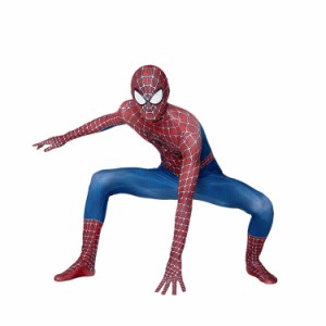 送料無料 Spider-Man スパイダーマン 風 コスプレ衣装 子供用/成人用 キッズ 大人 タイツ コスチューム ハロウィン 人気 仮装 変装 レデ