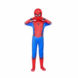 送料無料 スパイダーマン 風 Spider-Man コスプレ衣装 子供用/成人用 キッズ 大人 タイツ コスチューム ハロウィン 人気 仮装 変装 レデ