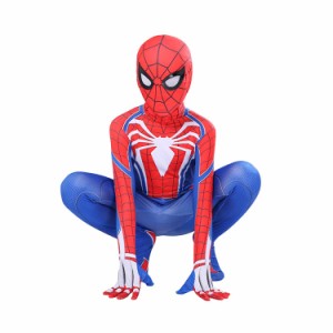 送料無料 Velocity Suit 全身タイツ スパイダーマン 風 Spider-Man コスプレ衣装 子供用/成人用 キッズ 大人 タイツ コスチューム ハロウ