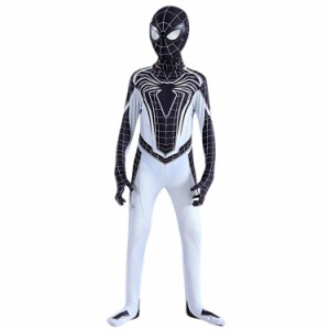 送料無料 ネガティブスーツ スパイダーマン 風 Negative suit コスプレ衣装 子供用/成人用 キッズ 大人 タイツ コスチューム ハロウィン 