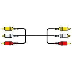 JVCケンウッド ビクター ピンプラグX3-ピンプラグX3 2M VX-18G(中古品)