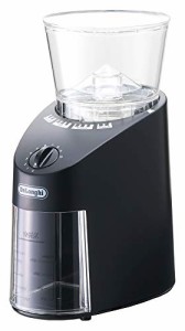 デロンギ(DeLonghi) ?コーン式コーヒーグラインダー ブラック 中挽き~極細 (中古品)