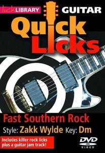 Guitar Quick Licks: Zakk Wylde Style Fast Southern [DVD](中古品)