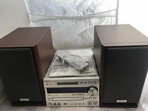 ONKYO CD/MDチューナーアンプシステム 木目 X-N7FX(D)(中古品)