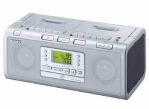 SONY CDラジカセ W78 シルバー CFD-W78/S(中古品)