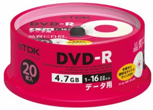 TDK データ用DVD-R 4.7GB 16倍速対応 パールカラーディスク(タイトルライン(中古品)