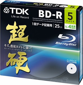 TDK データ用ブルーレイディスク 超硬シリーズ BD-R 25GB 1-4倍速 ホワイト(中古品)