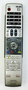 シャープ DVD DV-AC52、DV-AC55用リモコン送信機 0046380181(中古品)