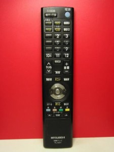 三菱電機 液晶テレビリモコン RL15501(中古品)
