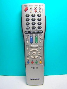 シャープ テレビリモコン GA765WJSA(中古品)