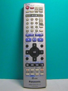 パナソニック VHS・DVDリモコン EUR7720X80(中古品)