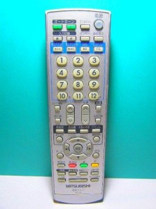 三菱電機 液晶テレビリモコン R-L43(中古品)