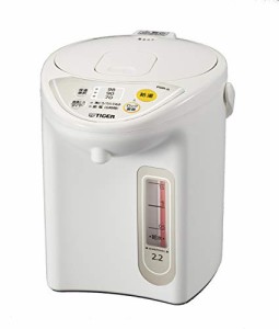 タイガー魔法瓶(TIGER) マイコン電気ポット 保温機能 節電タイマー 2.2L ア(中古品)