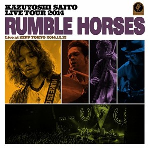 KAZUYOSHI SAITO LIVE TOUR 2014 “RUMBLE HORSES"Live at ZEPP TOKYO 2014(中古品)