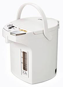 ピーコック 電気ポット 2.2リットル WMJ-22 W ホワイト 湯沸かしポット ( 7(中古品)