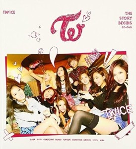 TWICE 1stミニアルバム - The Story Begins (CD + DVD) (台湾版)(中古品)
