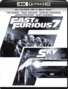 ワイルド・スピード SKY MISSION (4K ULTRA HD + Blu-rayセット) [4K ULTRA(中古品)